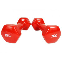 Гантели 2 шт по 2 кг EasyFit металл