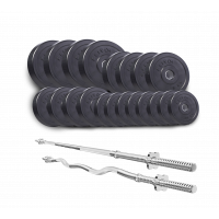 Штанга Elitum 95 кг із прямим та W образним грифом