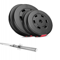 Штанга Hop-Sport 39 кг у пластику