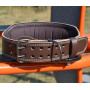 Пояс для важкої атлетики MadMax MFB-246 Full leather шкіряний Chocolate brown XL