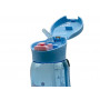 Бутылка для воды CASNO 400 мл KXN-1195 Серая (дельфин) с соломинкой