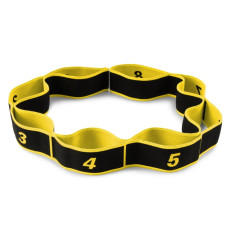 Еспандер з петлями для розтяжки PowerPlay PP_4311 Fitness Band Жовта (88*4см.) Еспандер з петлями для розтяжки PowerPlay PP_4311 Fitness Band Жовта (88*4см.)