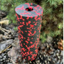 Массажный ролик PowerPlay PP-4346 Mini EPP Foam Roller гладкий красный, 15×5,3 см