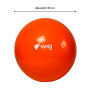 Мяч для фитнеса (фитбол) WCG 55 Anti-Burst 300кг Оранжевый + насос