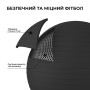 Мяч для фитнеса (фитбол) WCG 85 Anti-Burst 300кг Графит + насос