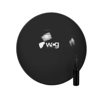 Мяч для фитнеса (фитбол) WCG 85 Anti-Burst 300кг Графит + насос