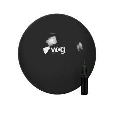 Мяч для фитнеса (фитбол) WCG 85 Anti-Burst 300кг Графит + насос