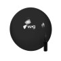 Мяч для фитнеса (фитбол) WCG 85 Anti-Burst 300кг Графит + насос