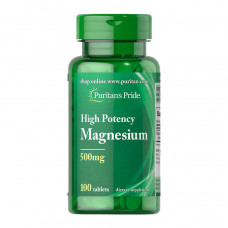 Magnesium 500 mg High Potency (100 tablets)