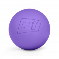 Масажний силіконовий м'яч Hop-Sport 63 мм Фіолетовий