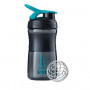 Спортивна пляшка-шейкер BlenderBottle SportMixer 20oz/590ml Black/Teal (ORIGINAL)