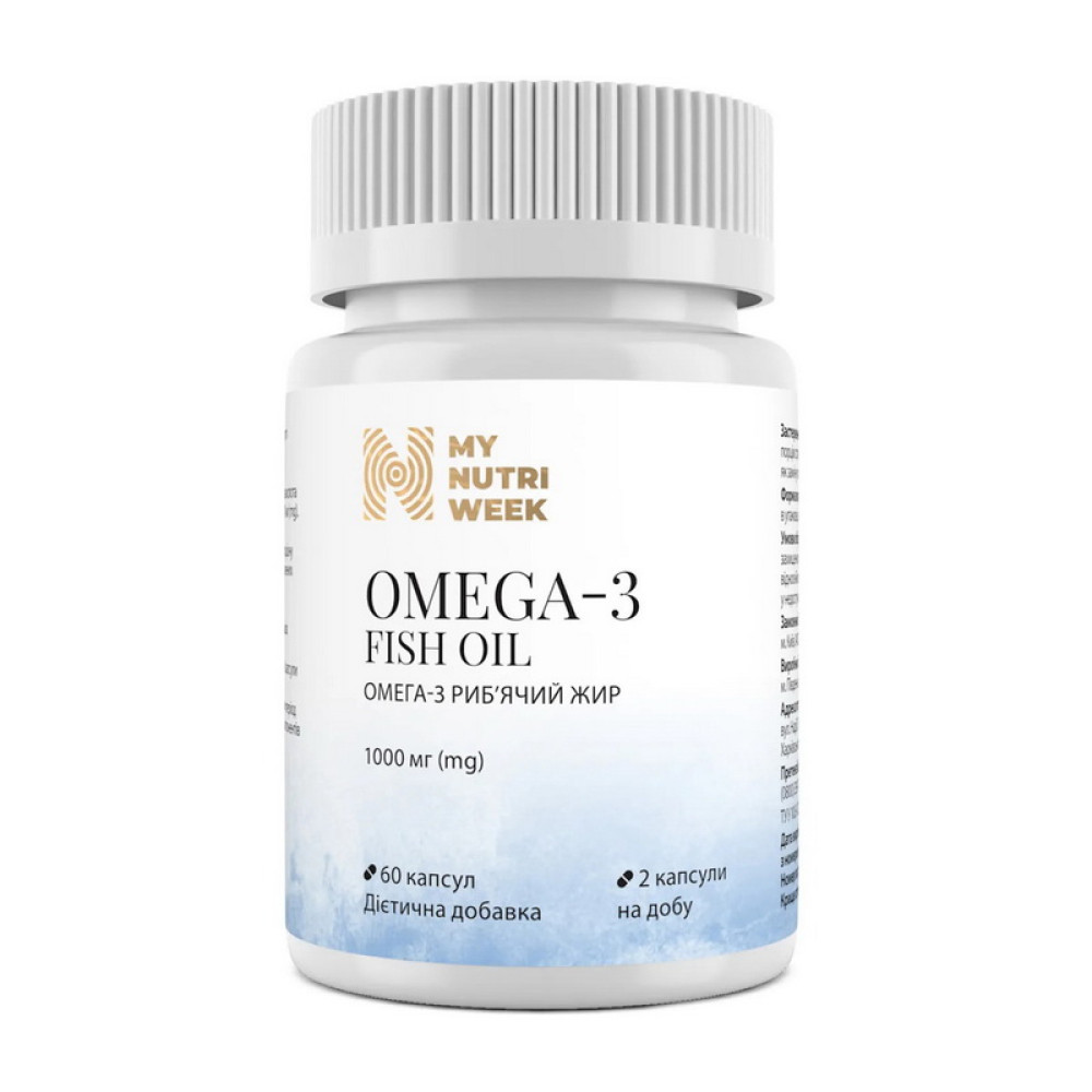 Omega-3 Fish Oil 1000 mg (60 caps) Omega-3 Fish Oil 1000 mg (60 caps)