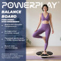 Балансувальна платформа PowerPlay PP_4417 кругла, дерев'яна Балансувальна платформа PowerPlay PP_4417 кругла, дерев'яна