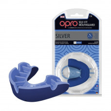 Капа OPRO Silver Blue / Light Blue