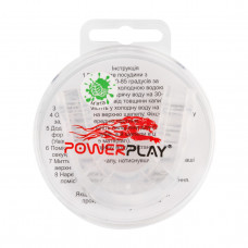 Капа боксерская PowerPlay 3306 JR Прозрачная / MINT