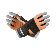 Рукавички для фітнесу MadMax MFG-269 Professional Brown M