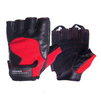Перчатки для фітнесу PowerPlay 2154 Чорно-Червоні M