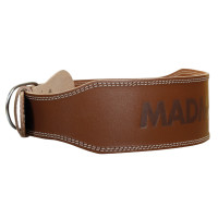 Пояс для важкої атлетики MadMax MFB-246 Full leather шкіряний Chocolate brown XL