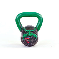 Гиря чавунна чорна пофарбована Demon