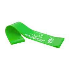 Резинка для фитнеса PowerPlay 4114 Mini Power Band Light зелёная (5,5 кг)