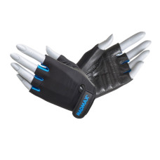 Перчатки для фитнеса MadMax MFG-251 Rainbow черно-бирюзовые, L