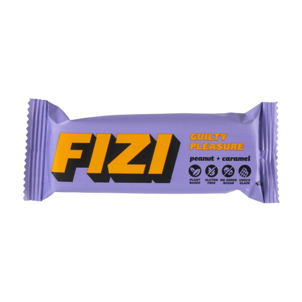 Fizi Guilty Pleasure Bar (45 g, peanut + caramel) Fizi Guilty Pleasure Bar (45 g, peanut + caramel)