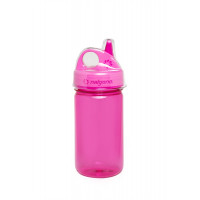 Бутылка для воды, детская Nalgene Grip-n-Gulp Розова 350 мл.