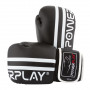 Боксерские Перчатки PowerPlay 3010 Черно-Белые 12 Унций