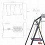 Каркас для детских качелей, стойка для подвесных качелей WCG 2 Elite Play Frame Двухместная