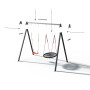 Каркас для детских качелей, стойка для подвесных качелей WCG 2 Elite Play Frame Двухместная