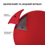 Мяч для фитнеса (фитбол) WCG 75 Anti-Burst 250кг Красный + насос