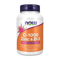 C-1000 Zinc & D-3 (100 veg caps)