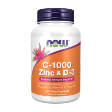 C-1000 Zinc & D-3 (100 veg caps)
