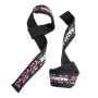 Лямки для тяги женские MadMax MFA-275 Power Wrist Straps камуфляжно-розовые Лямки для тяги женские MadMax MFA-275 Power Wrist Straps камуфляжно-розовые