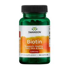 Biotin 5,000 mcg (100 caps)
