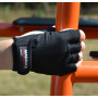 Перчатки для фитнеса MadMax MFG-250 Basic бело-черные, L Перчатки для фитнеса MadMax MFG-250 Basic бело-черные, L