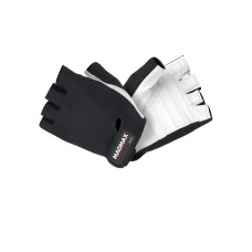 Перчатки для фитнеса MadMax MFG-250 Basic бело-черные, L