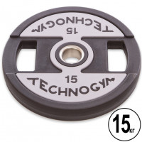 Блин TechnoGym полиуретановый 15 кг