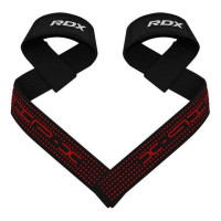 Лямки для тяги RDX S4 Gym Cotton Gel Straps Black Plus