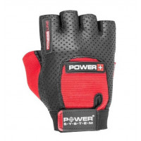 Перчатки для фитнеса и тяжелой атлетики Power System Power Plus PS-2500 Black/Red S