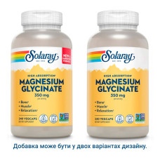 Magnesium Glycinate 350 mg (240 veg caps)