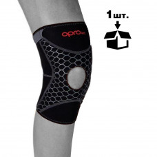 Наколінник спортивний OPROtec Knee Support with Open Patella TEC5729-XL Чорний XL