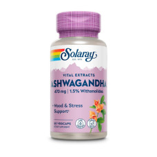 Solaray Ashwagandha 470 mg (60 veg caps)