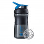 Спортивна пляшка-шейкер BlenderBottle SportMixer 20oz/590ml Black/Cyan (ORIGINAL)