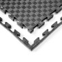 Мат татами ласточкин хвост WCG EVA 100x100x2 см Мат-пазл черно-серый