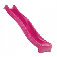 Детская горка пластиковая 3 м (Бельгия) розовая