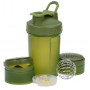 Шейкер спортивний BlenderBottle ProStak 22oz/650ml з 2-ма контейнерами Moss Green (ORIGINAL)