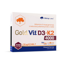 Gold-Vit D3 + K2 (4000 IU/50 µg) (30 caps)