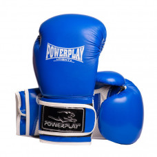 Боксерские Перчатки PowerPlay 3019 Синие 16 Унций