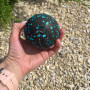 Масажний м'яч PowerPlay PP-4350 Epp Massage Ball (d8) Чорно/Блакитний